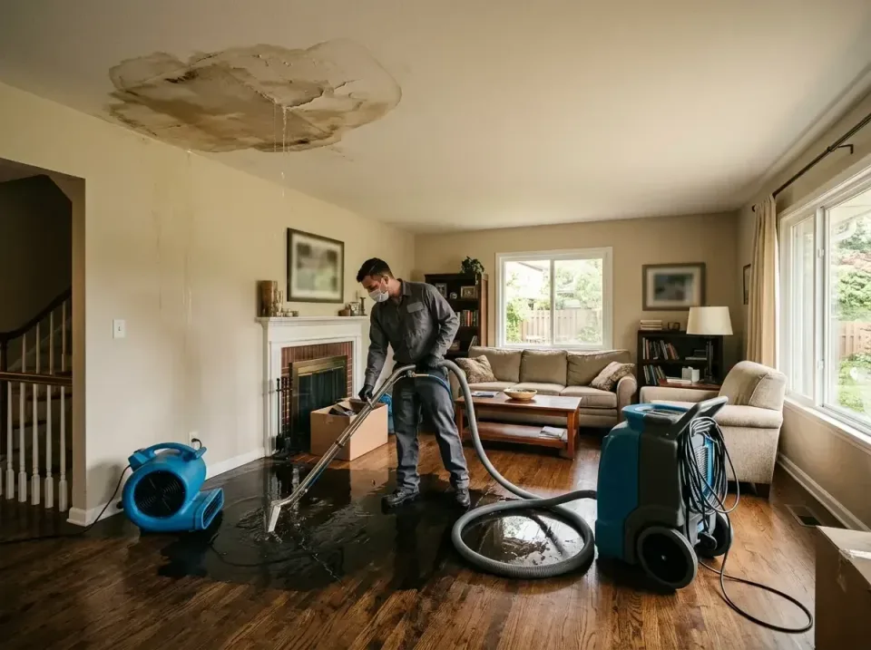 attic-pipe-burst-ceiling-drip-008 — frequently asked questions, Water Damage Restoration & Carpet Care in Eugene, OR
